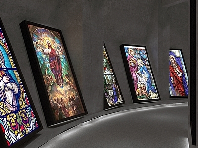 工业风艺术展厅 教堂展厅