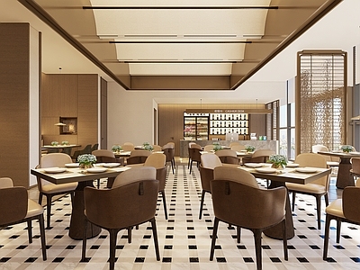 轻奢酒店餐厅 酒店餐厅 全日餐厅 自助餐厅 餐厅明档 现代轻奢商务酒店