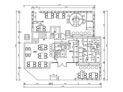 烧烤店 集装箱两层烧烤店 烧烤店布置图
