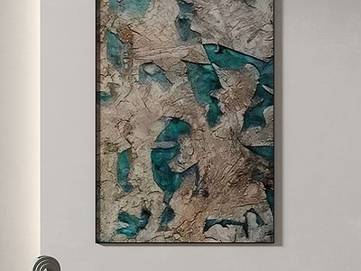 侘寂抽象挂画 现代抽象侘寂挂画