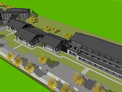 新中式民宿建筑