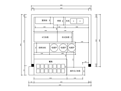 其他餐饮空间 卤味店 现代简约 卤味店布置图