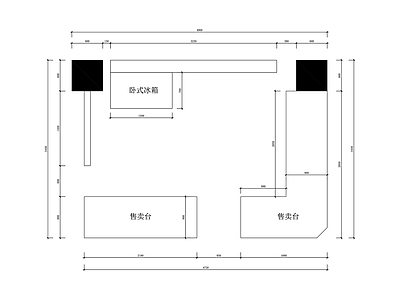 其他餐饮空间 卤菜店 现代简约 卤菜店布置图