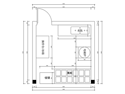 其他餐饮空间 卤味店 现代简约 卤味店布置图