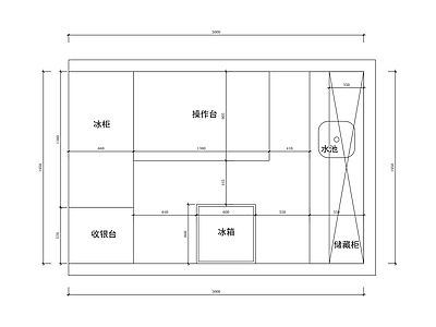 其他餐饮空间 冰粉店 现代简约 冰粉店布置图