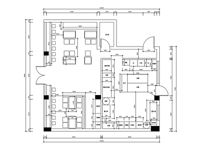 其他餐饮空间 粉面店 粉面店布置图