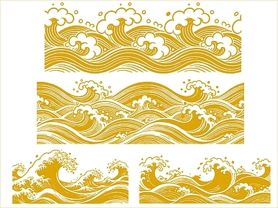 其他图库 海浪图块