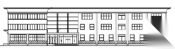 某三层办公楼建筑方案图