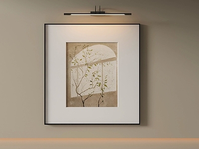 侘寂儿童挂画 侘寂抽象油画