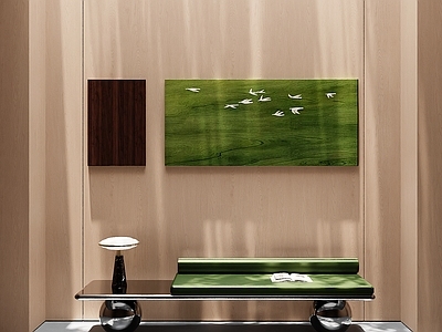 意式极简挂画 侘寂飞鸟挂画 中古木纹装置画 原木风组合装饰画 森系飞鸟肌理画 新中式双联壁画