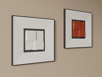 极简挂画组合 装饰挂画抽象画