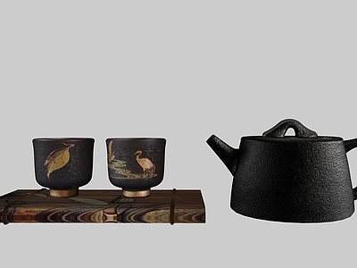 新中式茶具 茶壶 茶杯 茶