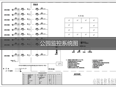 视频监控系统 公园监控系统图 监控系统