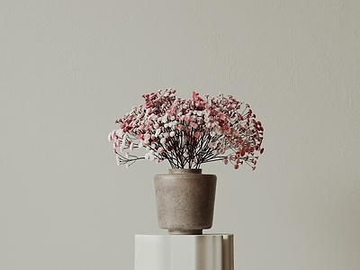 侘寂花艺 现代中古花瓶花艺 新中式花瓶 侘寂风装饰品 极简玻璃花瓶 餐桌陶瓷花瓶