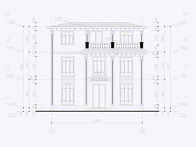 别墅建筑 自建房 现代别墅 欧式风格别墅