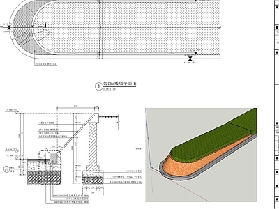 景墙图库 异形矮墙详图 城市更新 道路改造 背街小镇 节点详图