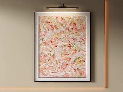 奶油风抽象挂画 现代抽象挂画