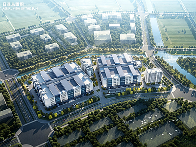 产业园建筑 产业园全套施工图 产业园 厂房 制造产业园 生产厂房