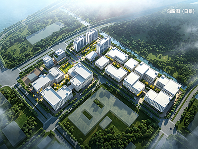 产业园建筑 产业园全套施工图 工业厂房 产业园 生产厂房 研发中心