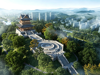 仿古建筑 阁全套施工图纸 阁 观景阁 仿古阁楼 道教建筑