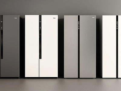 现代简约冰箱 冰箱 对开门冰箱 双开门冰箱