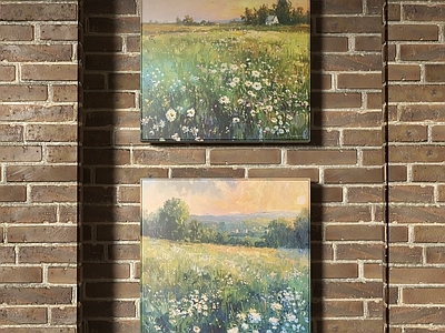 印象派山水画 现代油画
