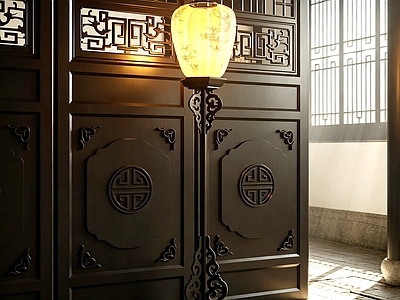 中式落地灯 立灯 客厅落地灯 阅读灯 落地照明 灯饰
