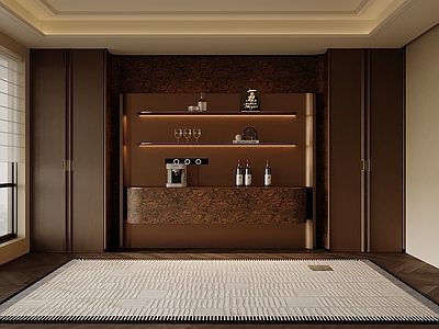 中古风酒柜 餐边柜