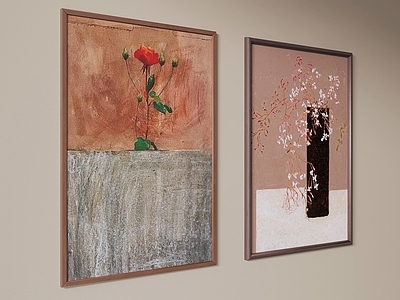 中古风组合画 挂画装饰画组合