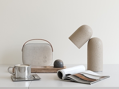 侘寂摆件组合 现代简约摆件组合 茶几摆件 桌面摆件 书籍摆件