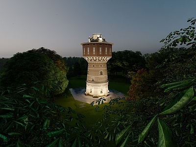 欧式古建水塔 水塔观景塔