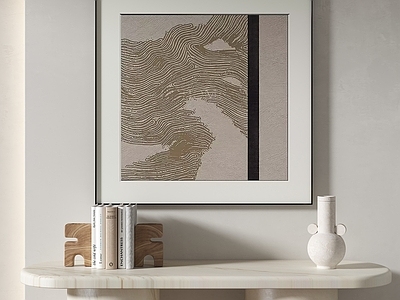 侘寂抽象挂画