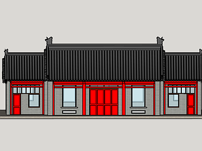 中式古建古建筑