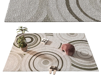现代简约地毯 现代方形地毯