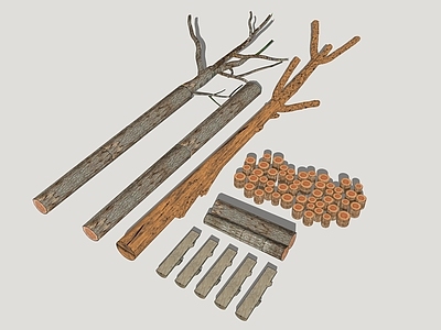 原木风其他景观小品 木桩小品 树桩 树干 户外坐凳