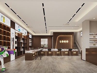 现代简约数码店 现代手机体验店