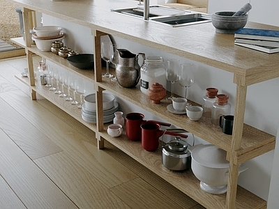 原木风厨房用品 厨房用品 厨房用品类 厨房用品款 厨房用品 厨房用品组合