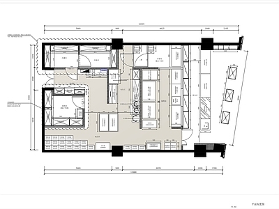 蛋糕店 烘焙店 节点图 平面布置图