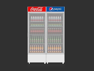 极简冰柜 冰柜 冷藏柜 冰冻柜 饮料柜 展示柜