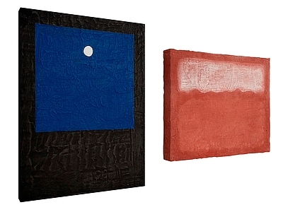 侘寂组合画 现代简约挂画