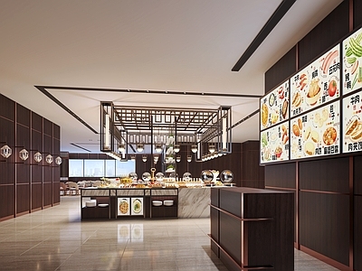 新中式自助餐厅 自助餐 早餐厅 酒店自助餐