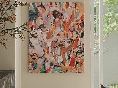 奶油风挂画