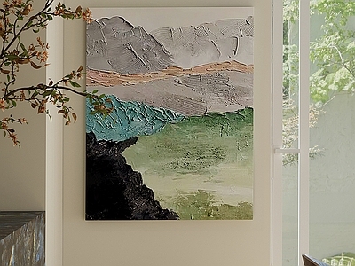奶油风挂画