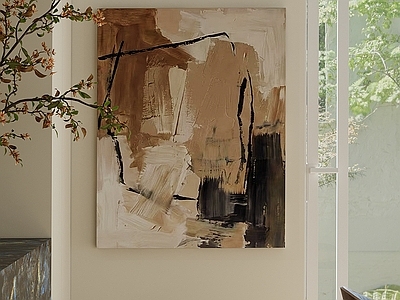 奶油风挂画
