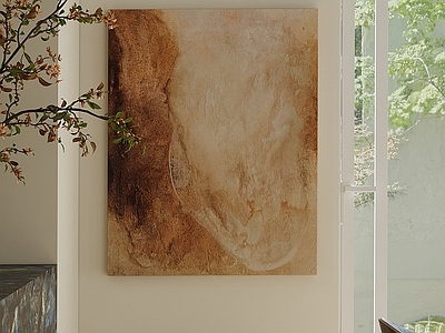 奶油风挂画
