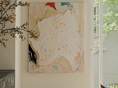 奶油风挂画