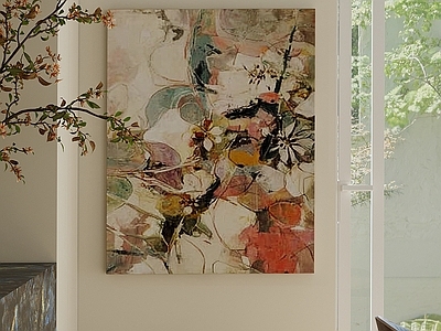 奶油风挂画