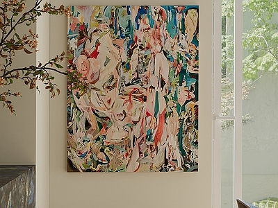 奶油风挂画