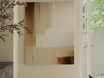 奶油风挂画
