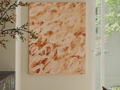 奶油风挂画